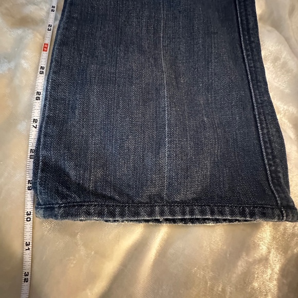 7 Seven for All Mankind A Pocket Jeans Y2k Dark Wash - Picture 11 of 12